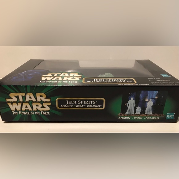 Vintage Hasbro STAR WARS THE POWER OF THE FORCE JEDI SPIRITS Anakin Yoda Obi Wan - Picture 4 of 10